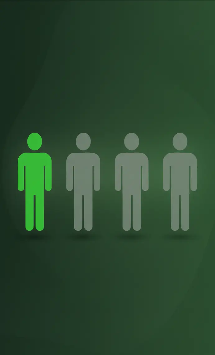 1 in 4 men affected