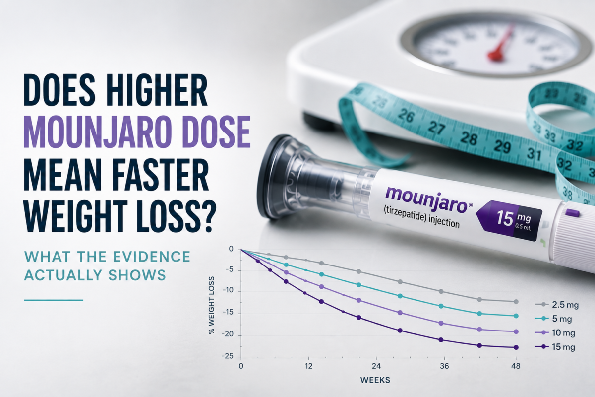 Does Higher Mounjaro Dose Mean Faster Weight Loss? What the Evidence Actually Shows