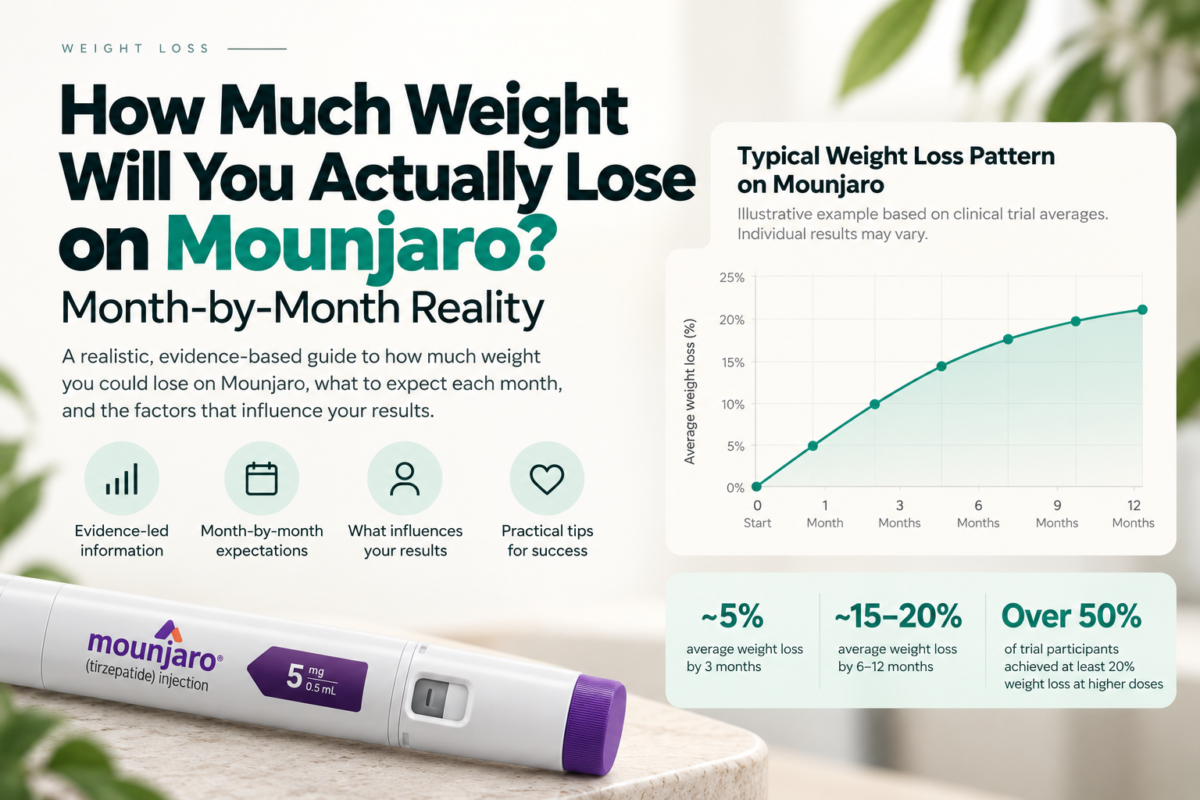 How Much Weight Will You Actually Lose on Mounjaro? Month-by-Month Reality